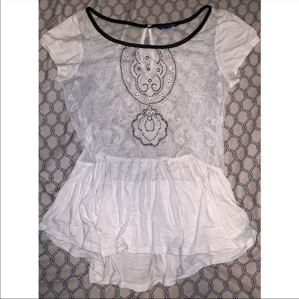 🌺 .•SALE•. American Eagles lace Top